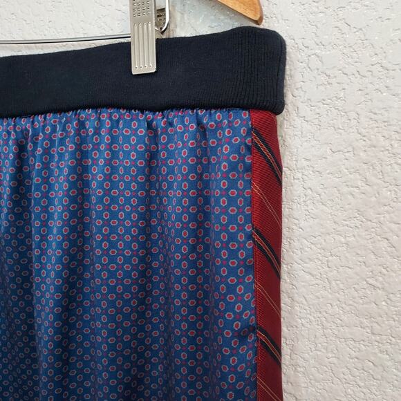 Faconnable Silk Handkerchief Mini Skirt Size 16 - Picture 2 of 9